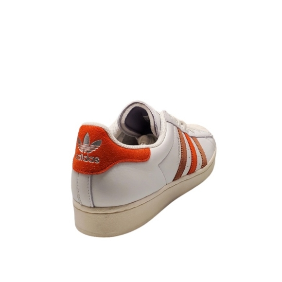 New adidas Superstar Low Crystal White Preloved Red Men's Size 10 - Picture 6 of 13